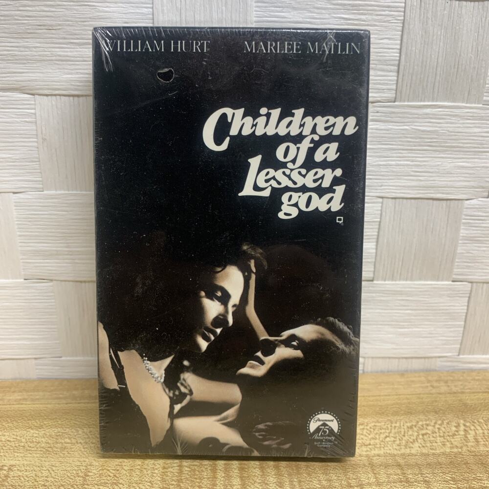 Betamax BETA Video Tape - Children of a Lesser God 1986 NEW & SEALED Watermark